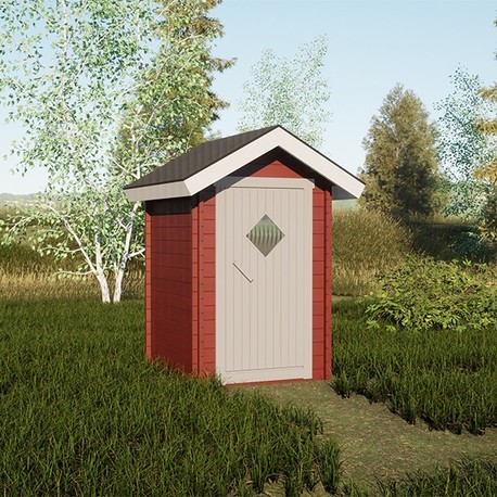 HIRSI WC, T2, SUORAT SEINÄT, LP-GARDEN